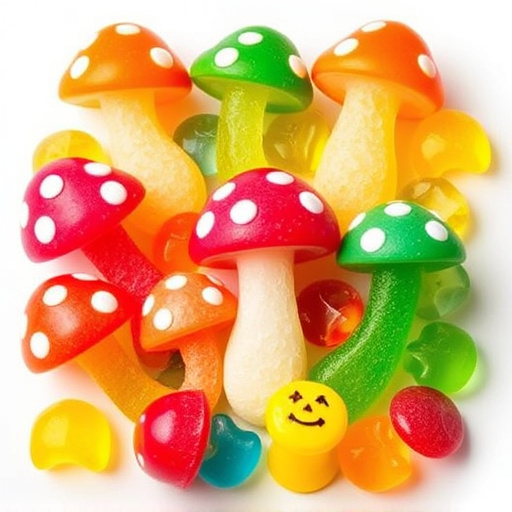 Vibrant Magic Mushroom Gummies Collection