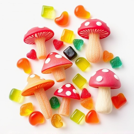 Vibrant Magic Mushroom Gummies Collection