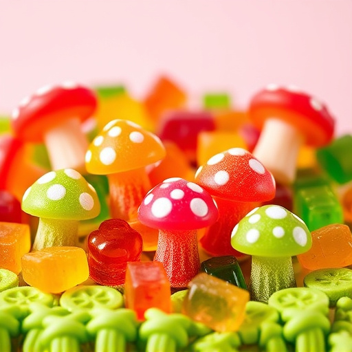 Vibrant Magic Mushroom Gummies Collection