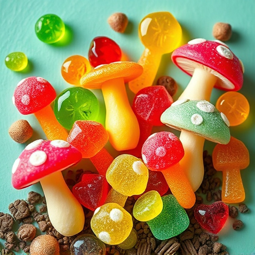 Vibrant Magic Mushroom Gummies Collection