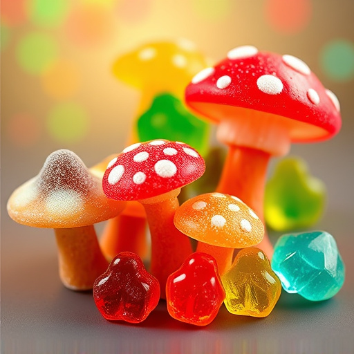 Vibrant Magic Mushroom Gummies Collection