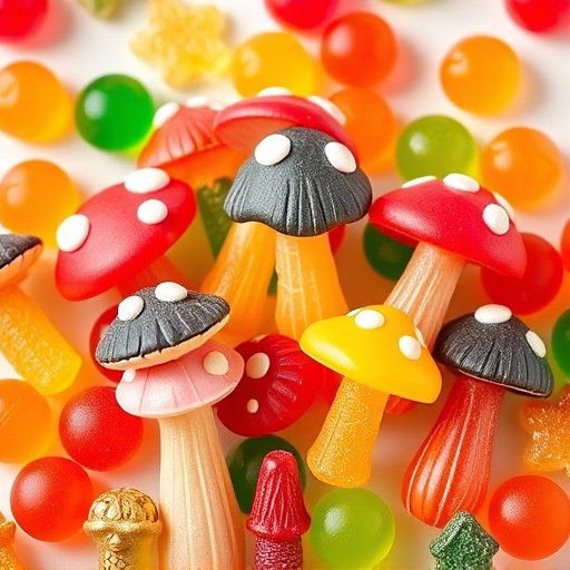 Vibrant Magic Mushroom Gummies Collection