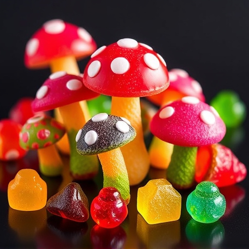 Vibrant Magic Mushroom Gummies Collection