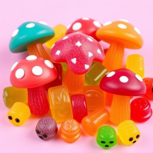 Vibrant Magic Mushroom Gummies Collection