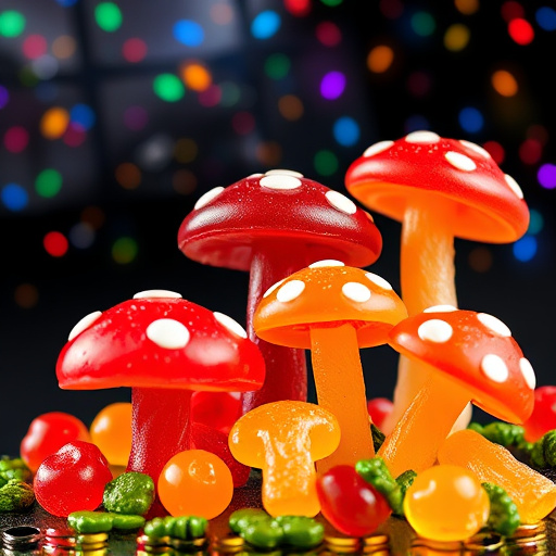 Vibrant Magic Mushroom Gummies Collection