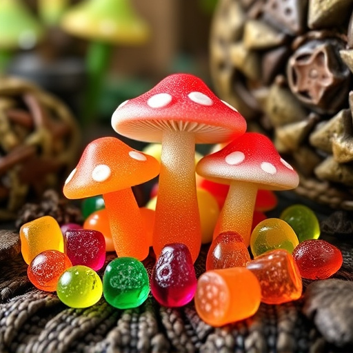 Vibrant Magic Mushroom Gummies Collection