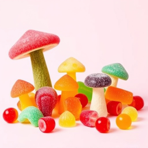 Vibrant Magic Mushroom Gummies Collection