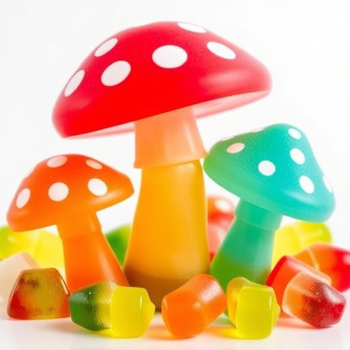 Vibrant Magic Mushroom Gummies Collection