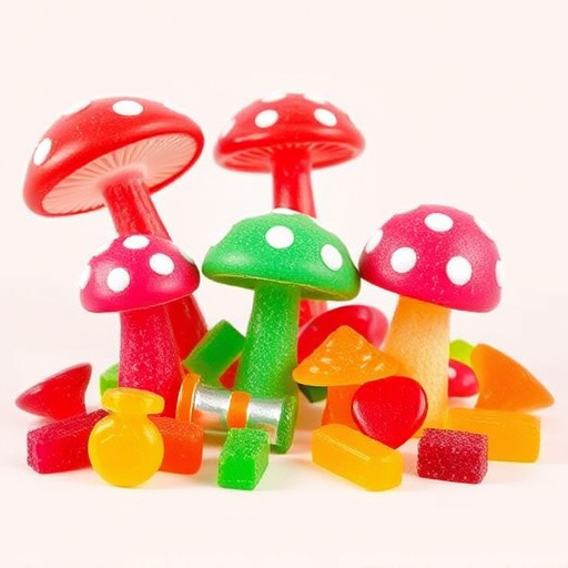 Vibrant Magic Mushroom Gummies Collection