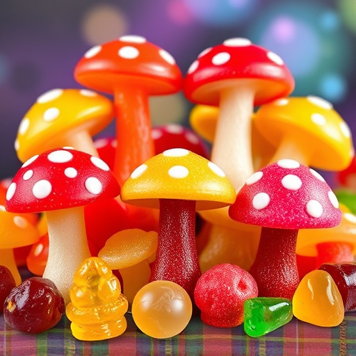 Vibrant Magic Mushroom Gummies Collection
