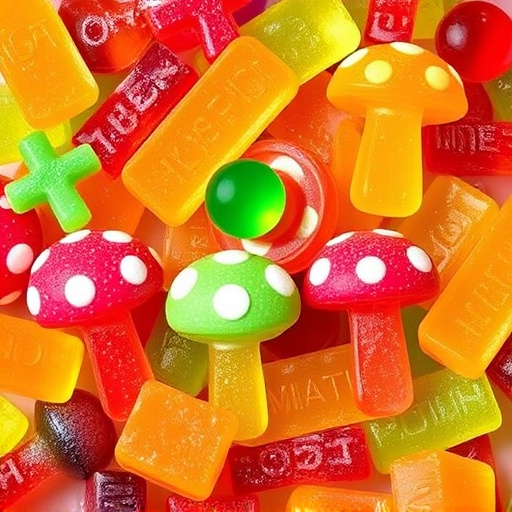 Vibrant Magic Mushroom Gummies Collection