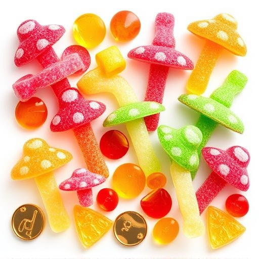 Vibrant Magic Mushroom Gummies Collection