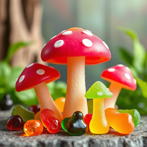 Vibrant Magic Mushroom Gummies Collection