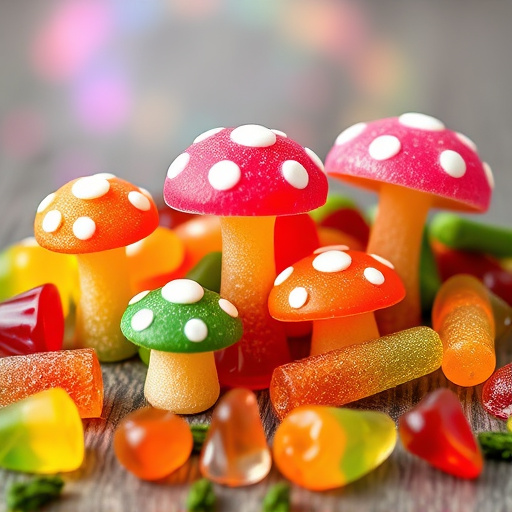 Vibrant Magic Mushroom Gummies Collection