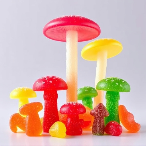 Vibrant Magic Mushroom Gummies Collection