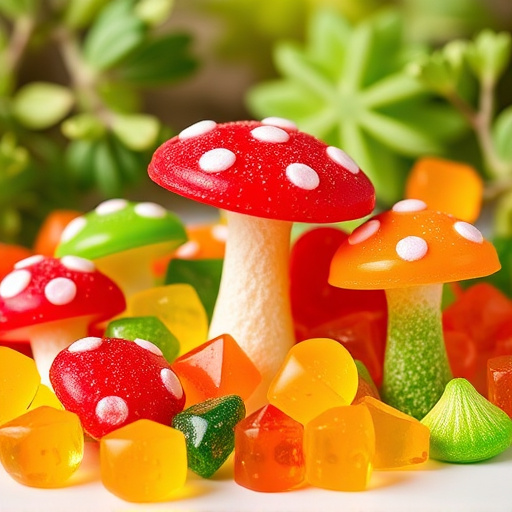 Vibrant Magic Mushroom Gummies Collection