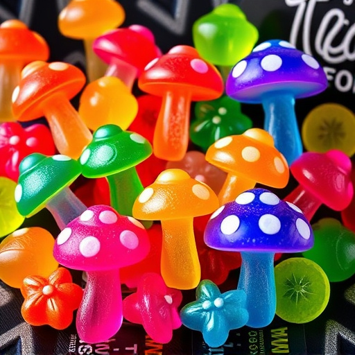Vibrant Magic Mushroom Gummies Collection