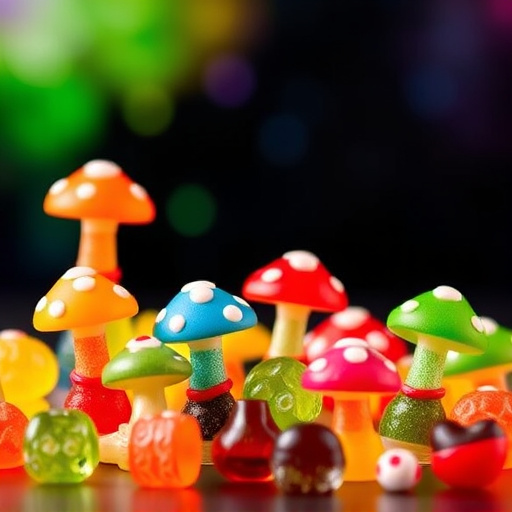 Vibrant Magic Mushroom Gummies Collection