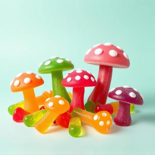 Vibrant Magic Mushroom Gummies Collection