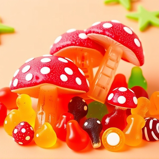 Vibrant Magic Mushroom Gummies Collection