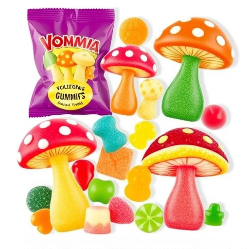 Vibrant Magic Mushroom Gummies Collection
