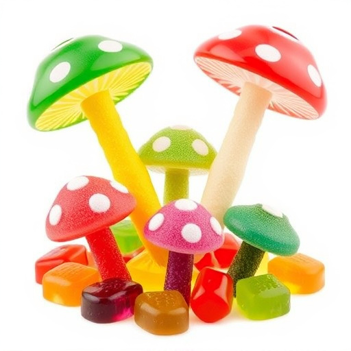 Vibrant Magic Mushroom Gummies Collection