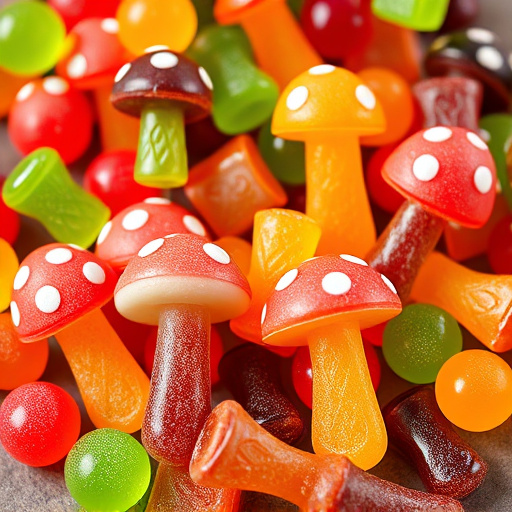 Vibrant Magic Mushroom Gummies Collection