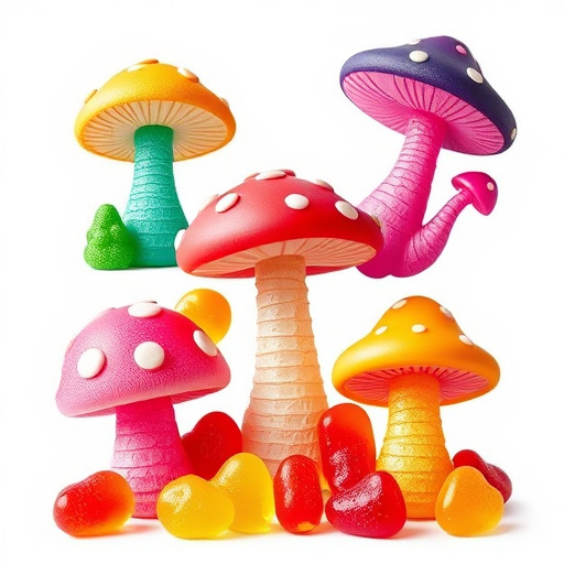 Vibrant Magic Mushroom Gummies Collection