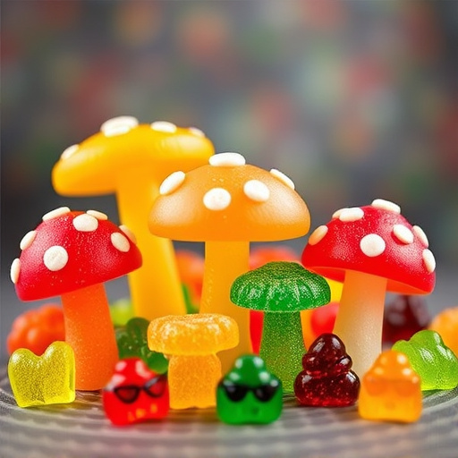Vibrant Magic Mushroom Gummies Collection