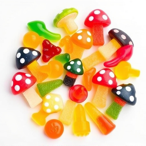 Vibrant Magic Mushroom Gummies Collection
