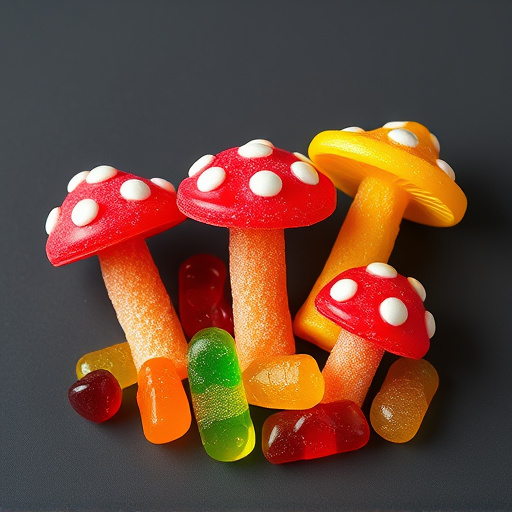 Vibrant Magic Mushroom Gummies Collection