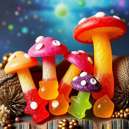 Vibrant Magic Mushroom Gummies Collection