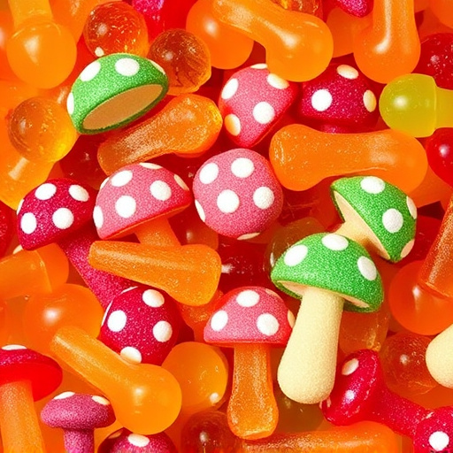 Vibrant Magic Mushroom Gummies Collection