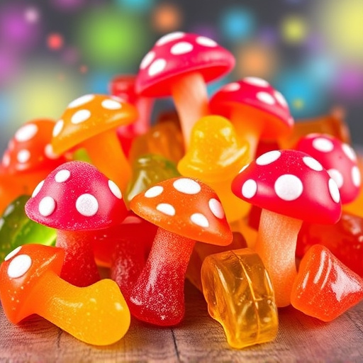 Vibrant Magic Mushroom Gummies Collection
