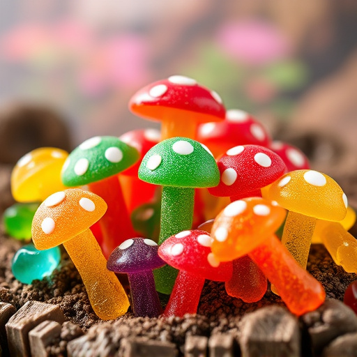 Vibrant Magic Mushroom Gummies Collection