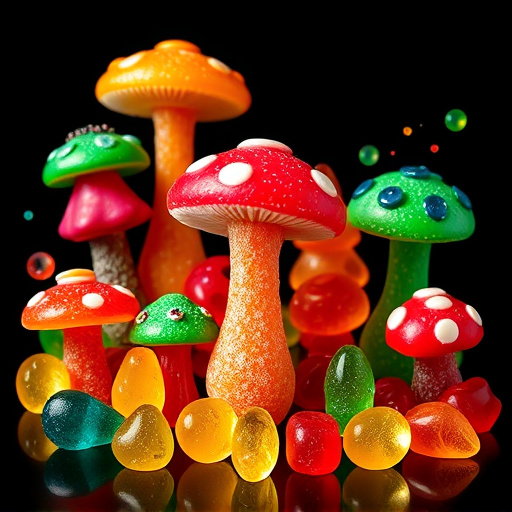 Vibrant Magic Mushroom Gummies Collection