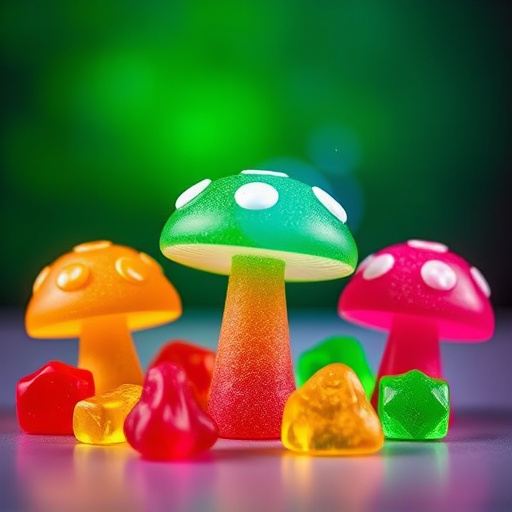 Vibrant Magic Mushroom Gummies Collection