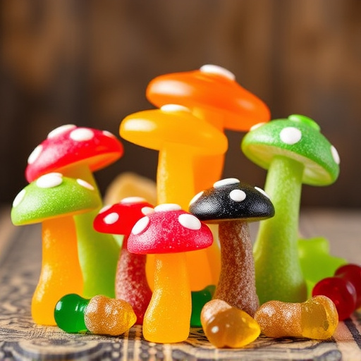 Vibrant Magic Mushroom Gummies Collection