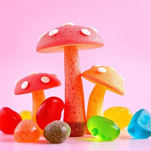 Vibrant Magic Mushroom Gummies Collection