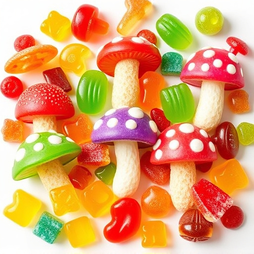 Vibrant Magic Mushroom Gummies Collection