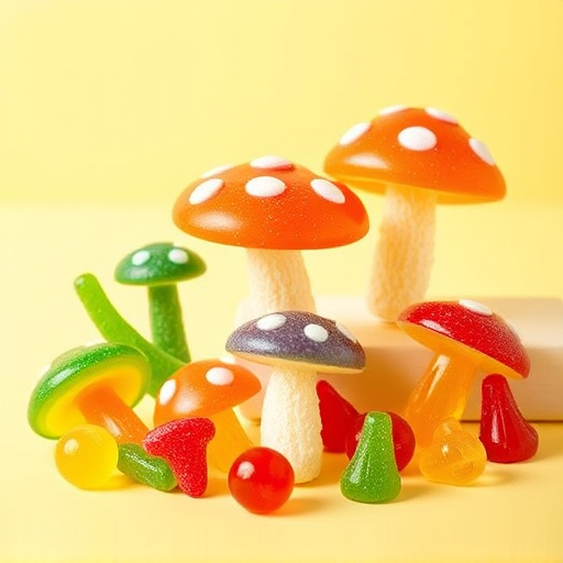 Vibrant Magic Mushroom Gummies Collection