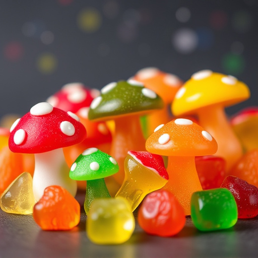 Vibrant Magic Mushroom Gummies Collection