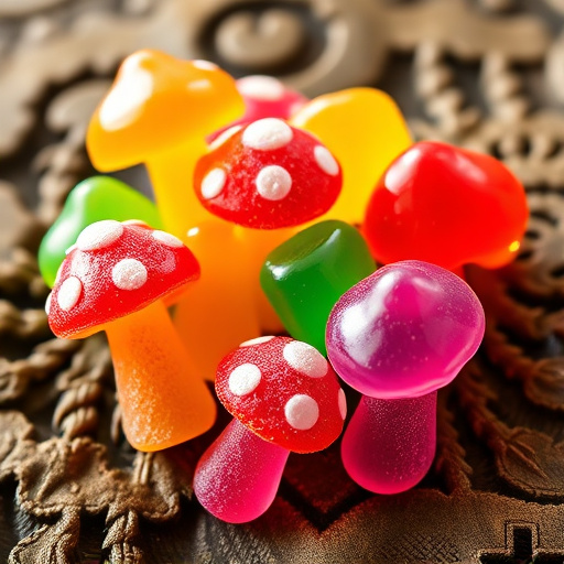 Vibrant Magic Mushroom Gummies Collection