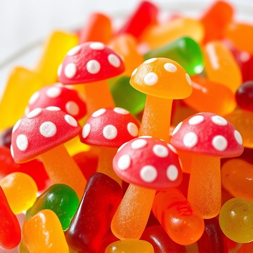 Vibrant Magic Mushroom Gummies Collection
