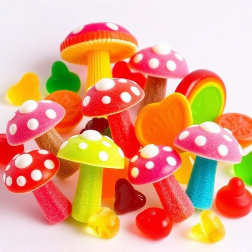 Vibrant Magic Mushroom Gummies Collection