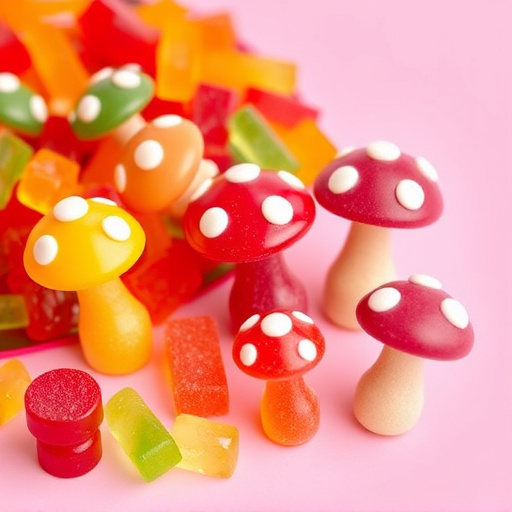 Vibrant Magic Mushroom Gummies Collection