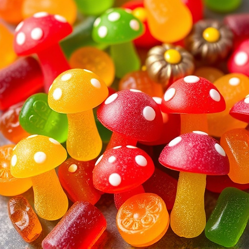 Vibrant Magic Mushroom Gummies Collection