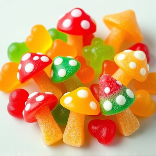 Vibrant Magic Mushroom Gummies Collection