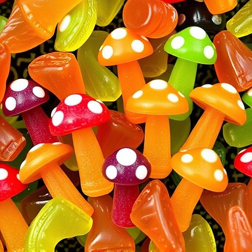 Vibrant Magic Mushroom Gummies Collection