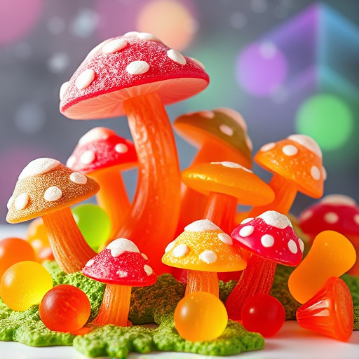 Vibrant Magic Mushroom Gummies Collection